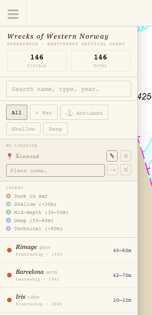 My Location text entry form expanded